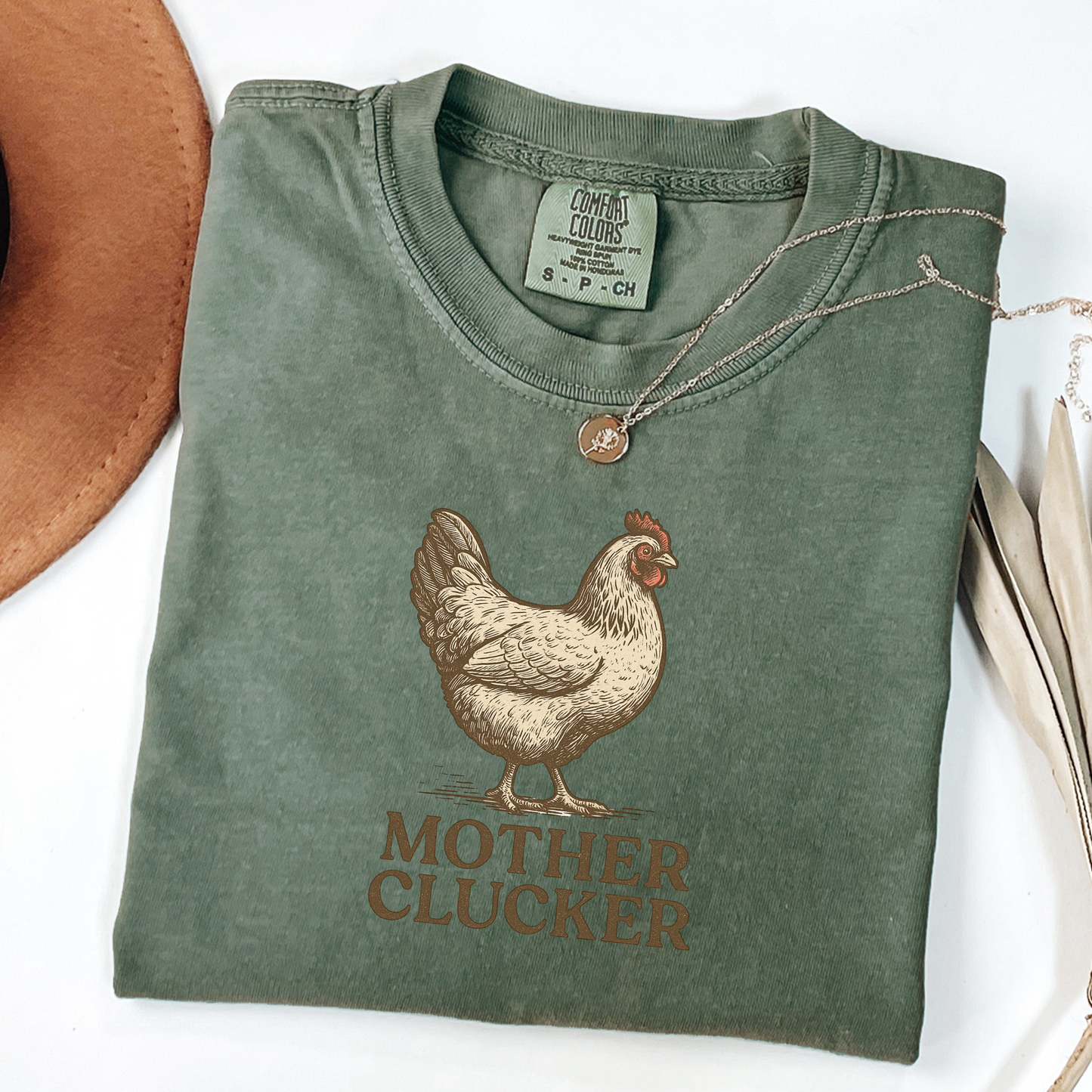 Mother Clucker Chicken Unisex T-Shirt – Funny Farm Animal Tee for Chicken Lovers & Backyard Farmers