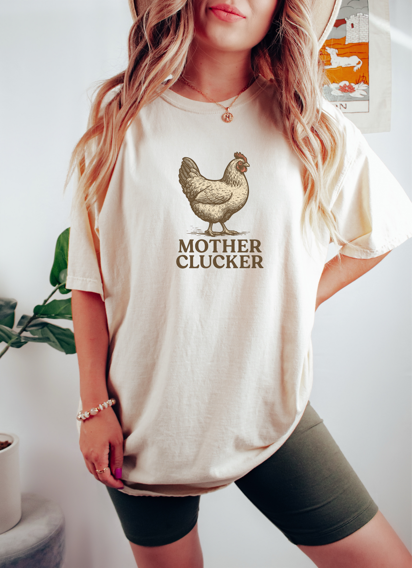 Mother Clucker Chicken Unisex T-Shirt – Funny Farm Animal Tee for Chicken Lovers & Backyard Farmers