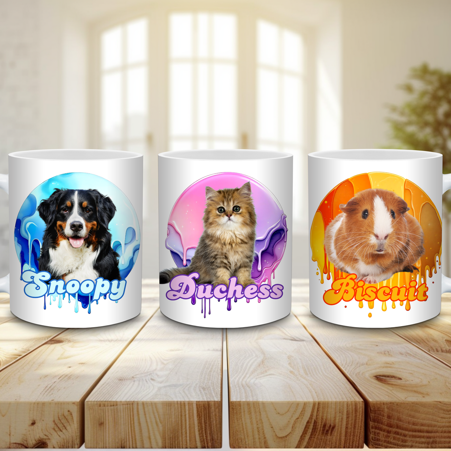 Personalized Drip & Sip: Custom Pet Mug Magic - 11oz & 15oz