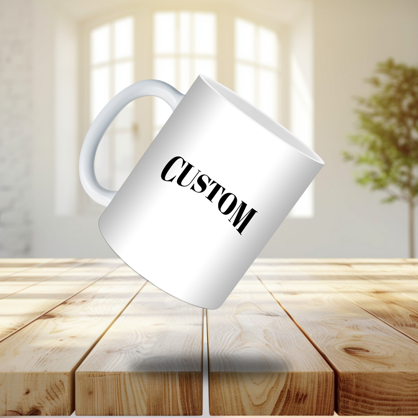 Custom Photo & Quote Coffee Mug – Personalized Gift Mug for Pet Lovers, Friends & Family, 11oz