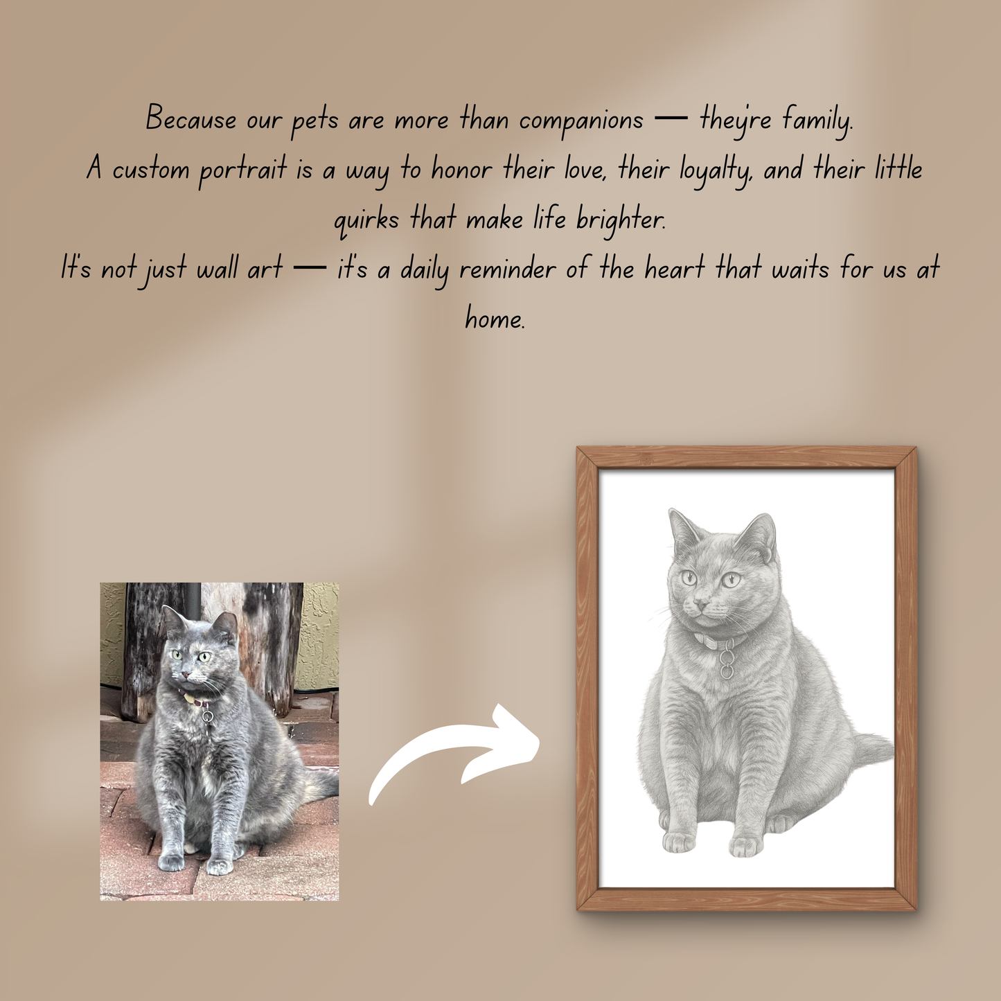 Custom Pet Line Art Print – Minimalist Pet Portrait from Photo | Dog, Cat, or Any Animal