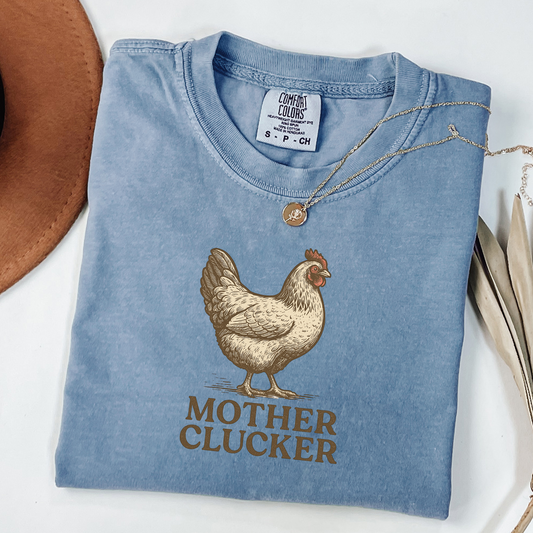Mother Clucker Chicken Unisex T-Shirt – Funny Farm Animal Tee for Chicken Lovers & Backyard Farmers
