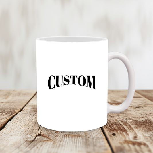 Custom Photo & Quote Coffee Mug – Personalized Gift Mug for Pet Lovers, Friends & Family, 11oz