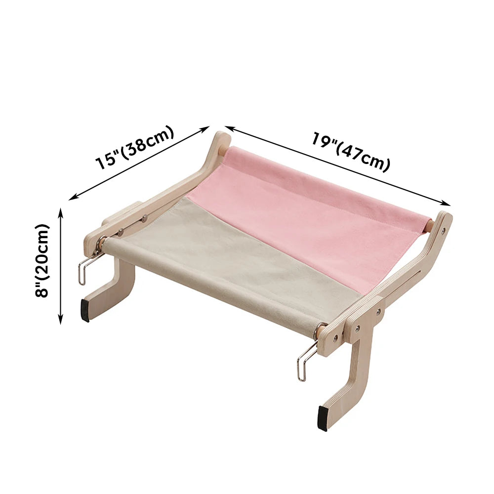 Cat Hanging Bed Wood Assembly