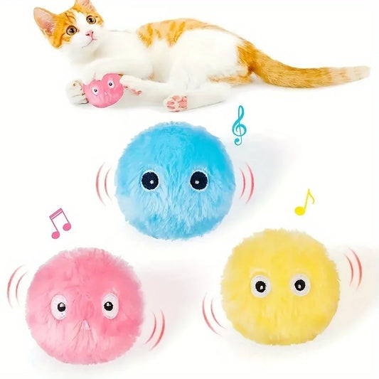 Interactive Smart Ball for Cats and Dogs