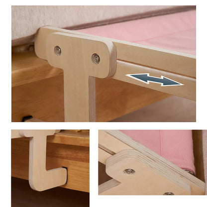 Cat Hanging Bed Wood Assembly