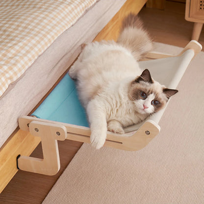 Cat Hanging Bed Wood Assembly