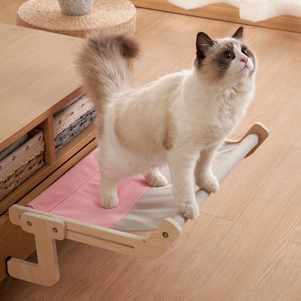 Cat Hanging Bed Wood Assembly